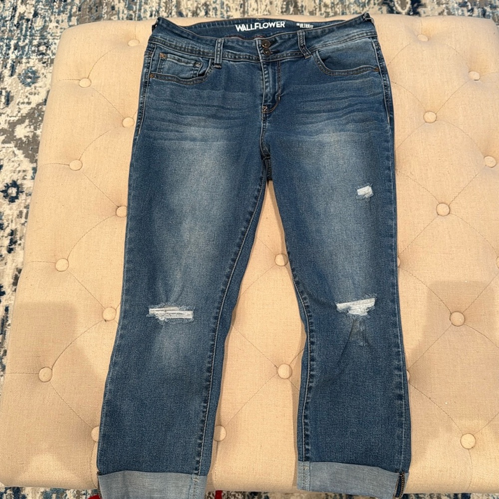 Wallflower Ultra Fit Cropped Jeans